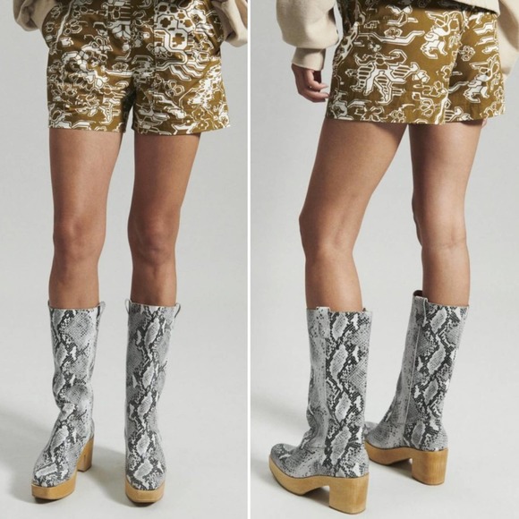 Rachel Comey Shoes - NWOB Rachel Comey Alto Snakeskin Tall Clog Boot Size 7